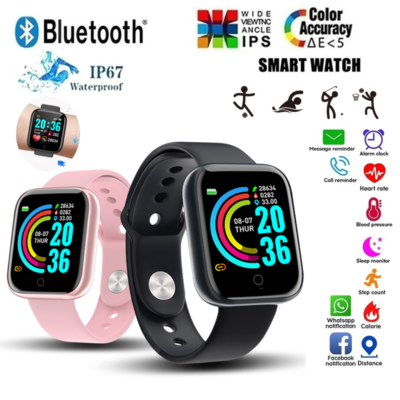 Smartwatch Face - D20 akıllı izle su geçirmez spor