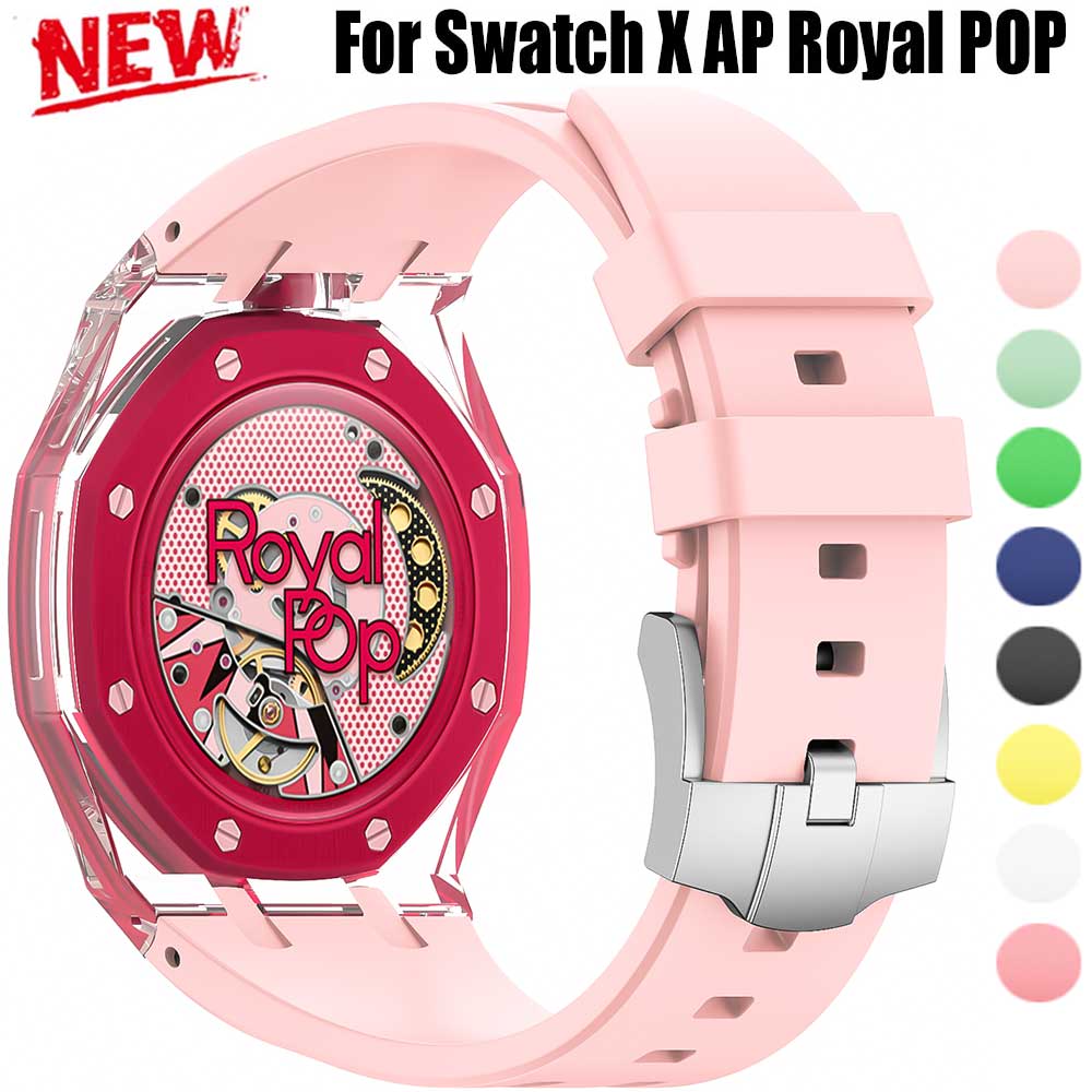 Smartwatch X - Renkli Silikon Kayış Swatch X AP