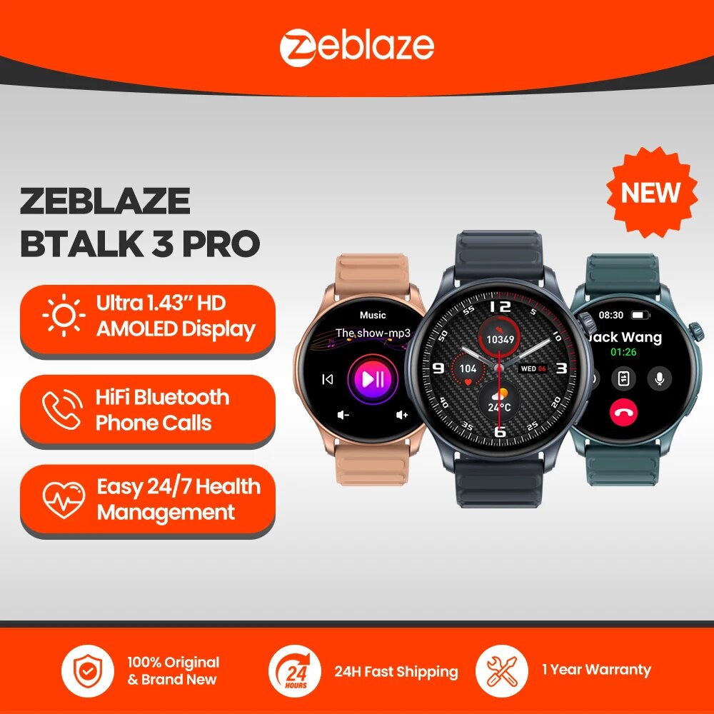 Smartwatch Face - Yeni Zeblaze Btalk 3 PRO 1.43
