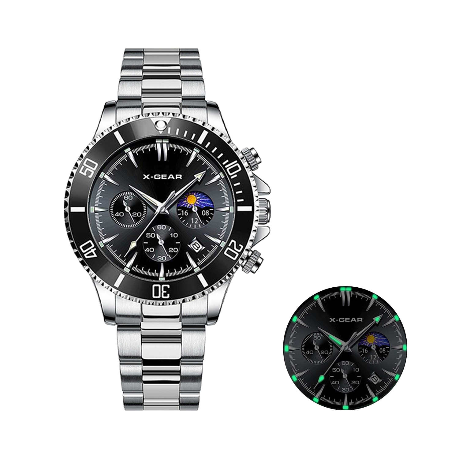 Smartwatch X - X-GEAR Moda Takvimli Erkek Kuvars Saat