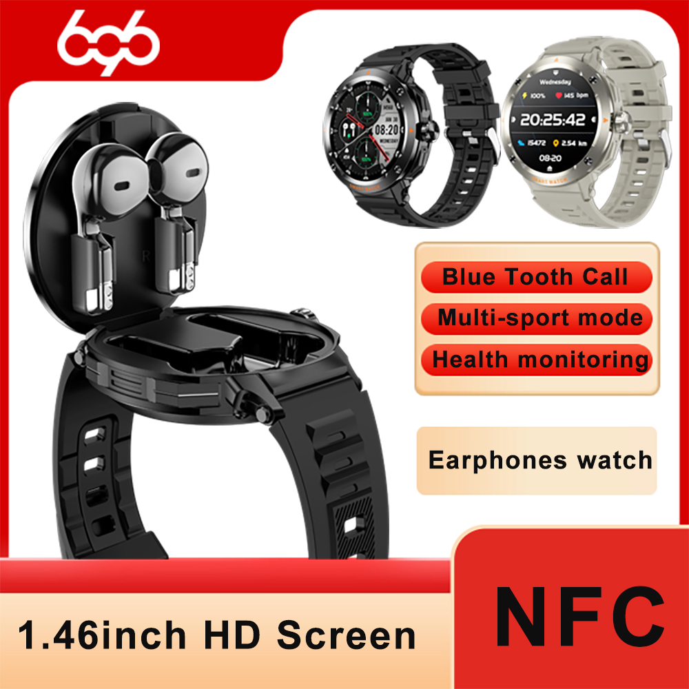 Smartwatch Headset - Saat 2'si 1 Arada Kulaklık Akıllı