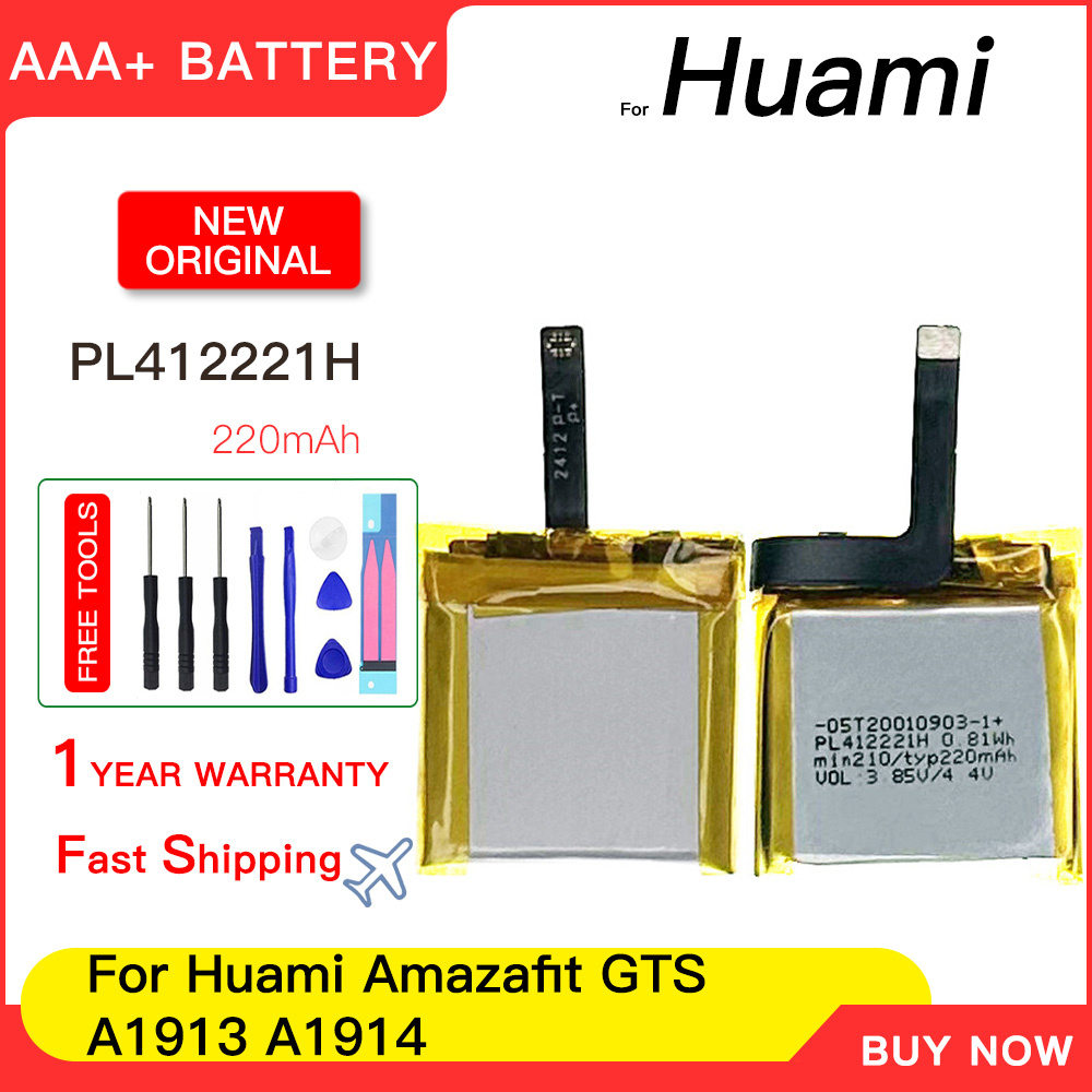 100% orijinal 220 mAh PL412221 - Smartwatch A1914 incelemesi ve fiyatı