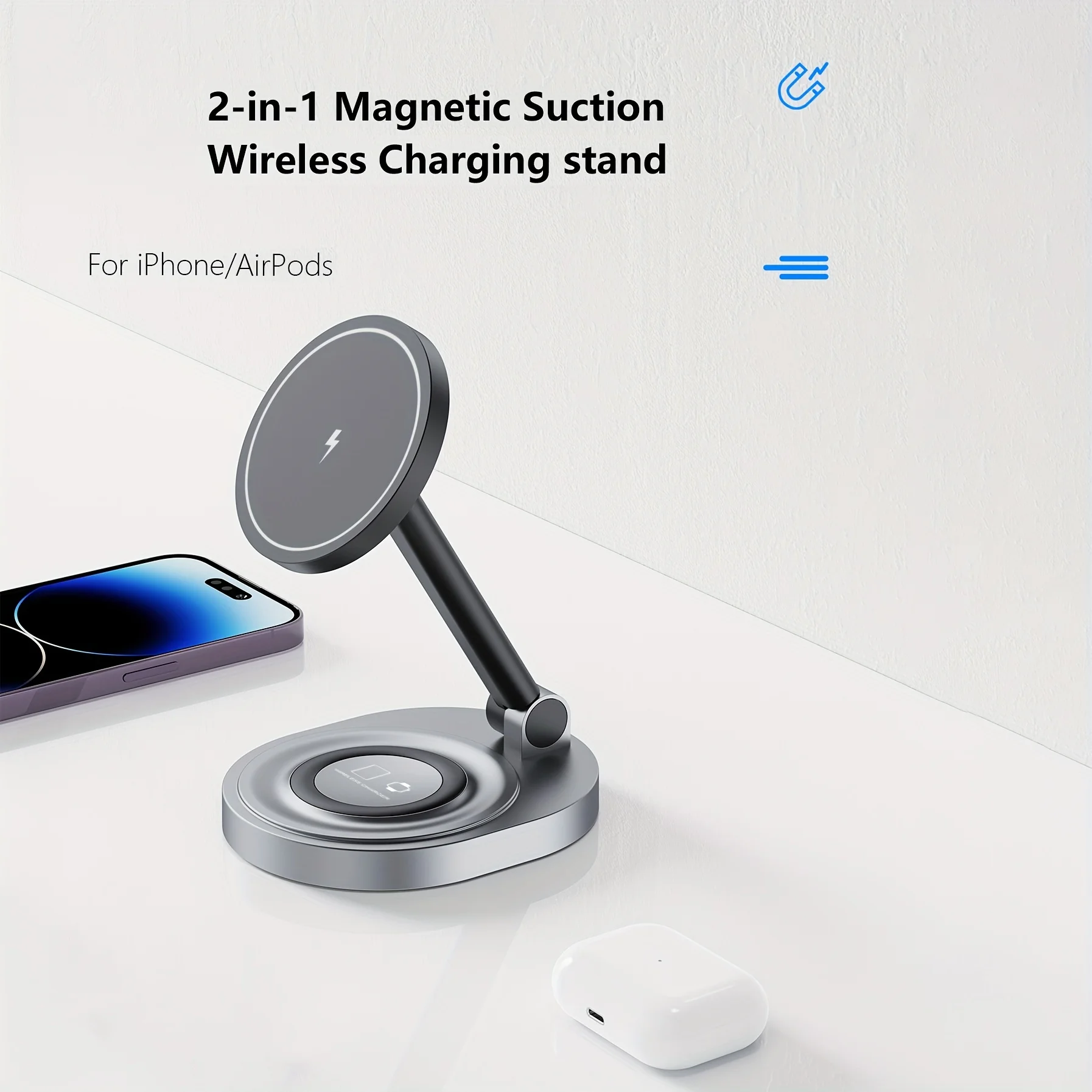 2 In 1 Manyetik Kablosuz Şarj  - Wireless Charger Watch incelemesi ve fiyatı