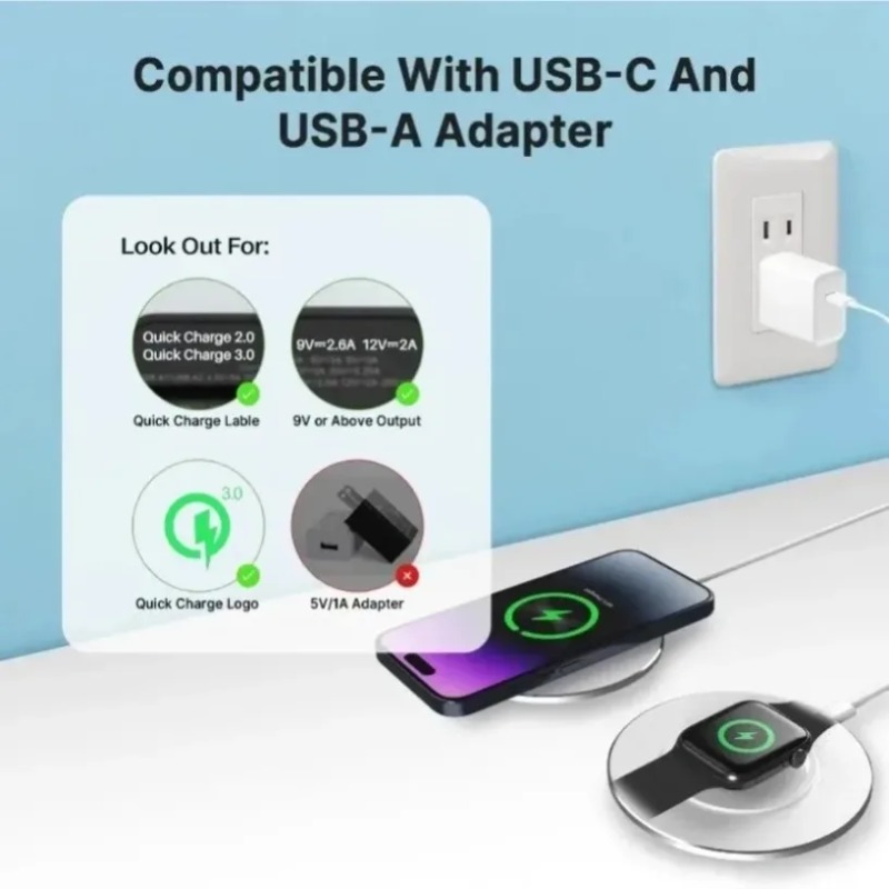 Kompakt 15W 3'ü 1 Arada Kablos - Wireless Charger Watch incelemesi ve fiyatı